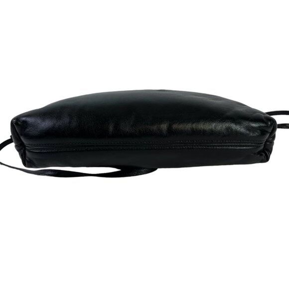 Etienne Aigner Womens Black Vintage Genuine Leather Shoulder Bag Purse Handbag - Picture 5 of 16